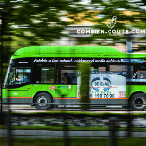 une campagne publicitaire sur un bus
